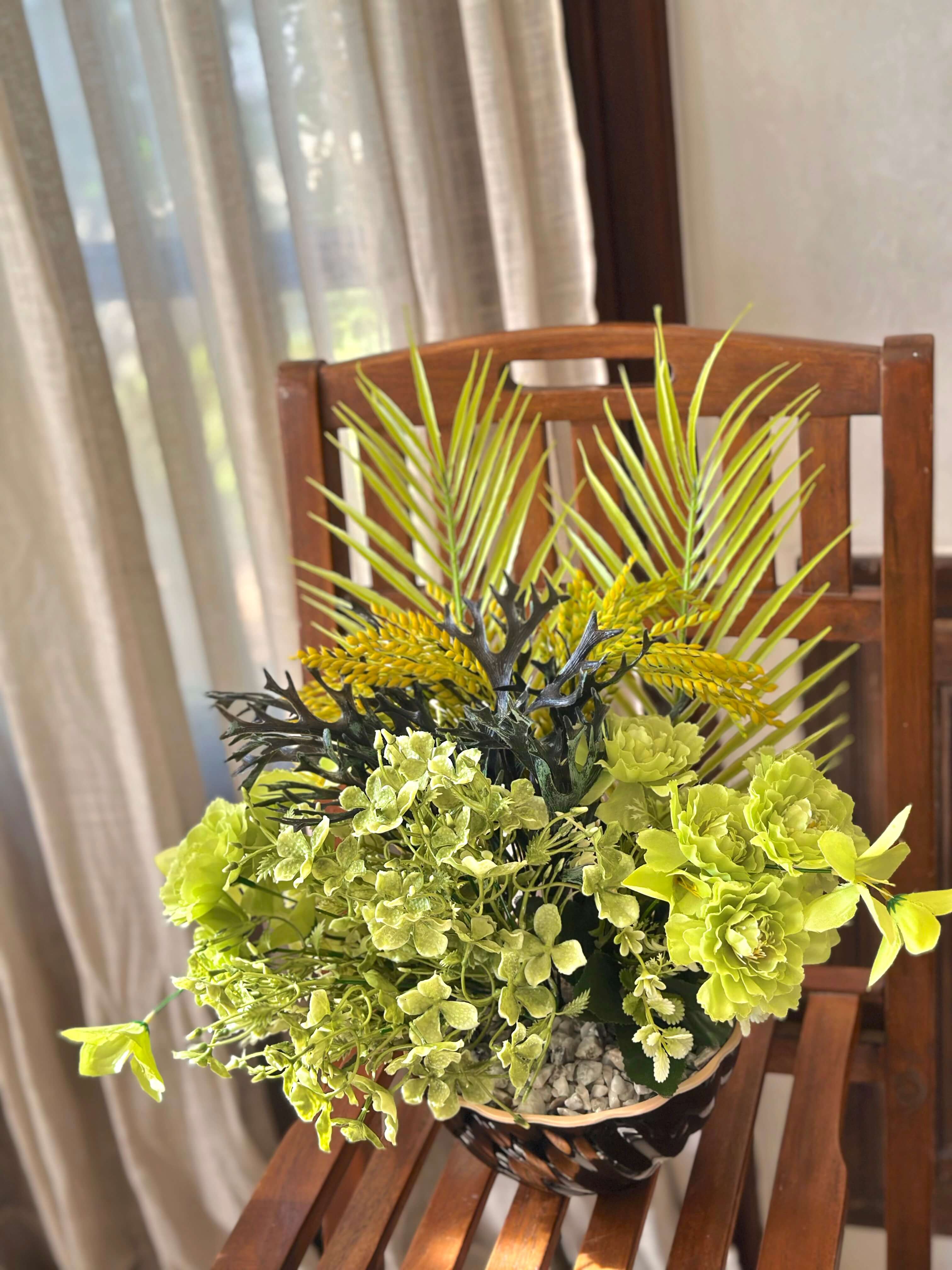 Composition florale - Jardin Vert Émeraude