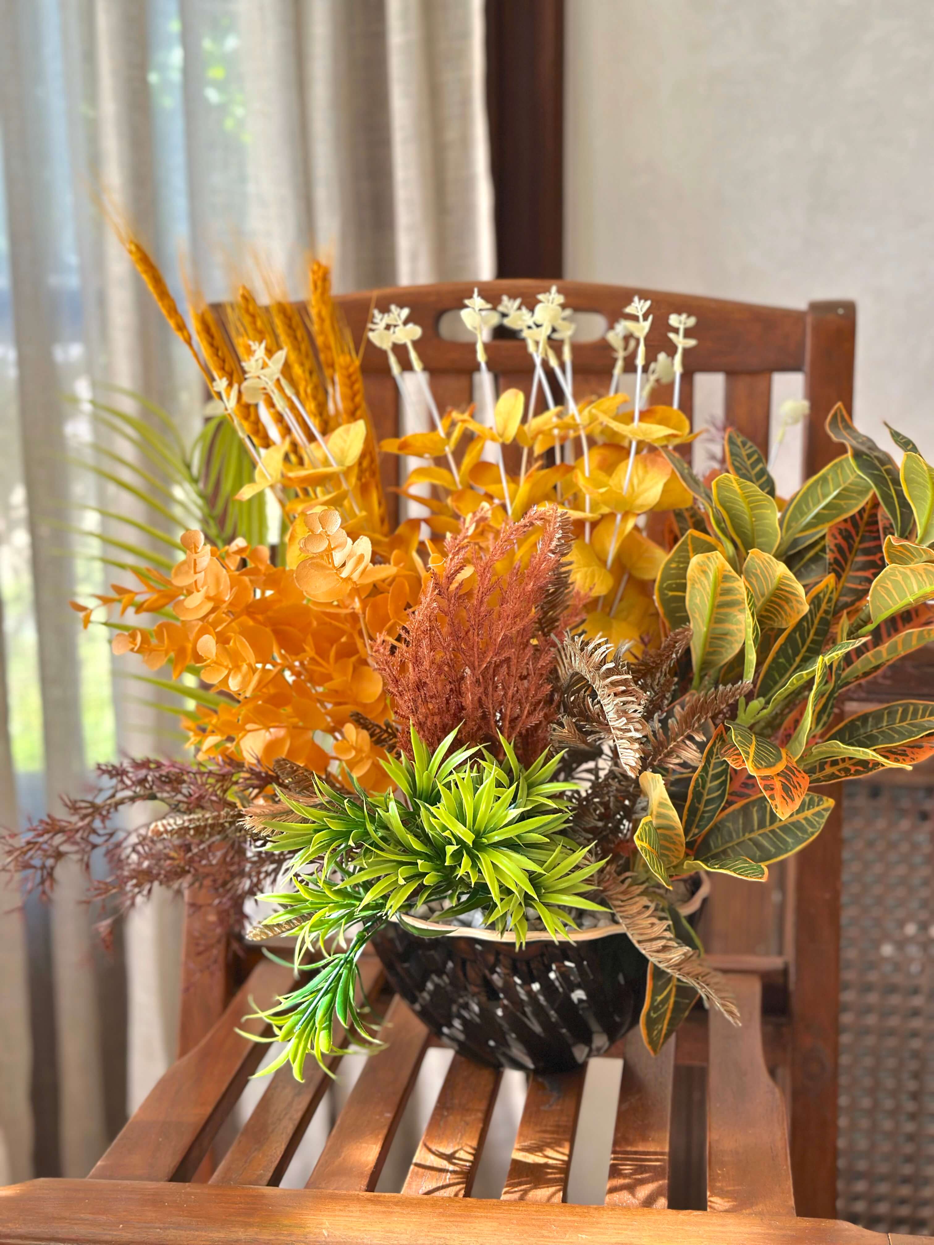 Composition florale - Chaleur Bohème