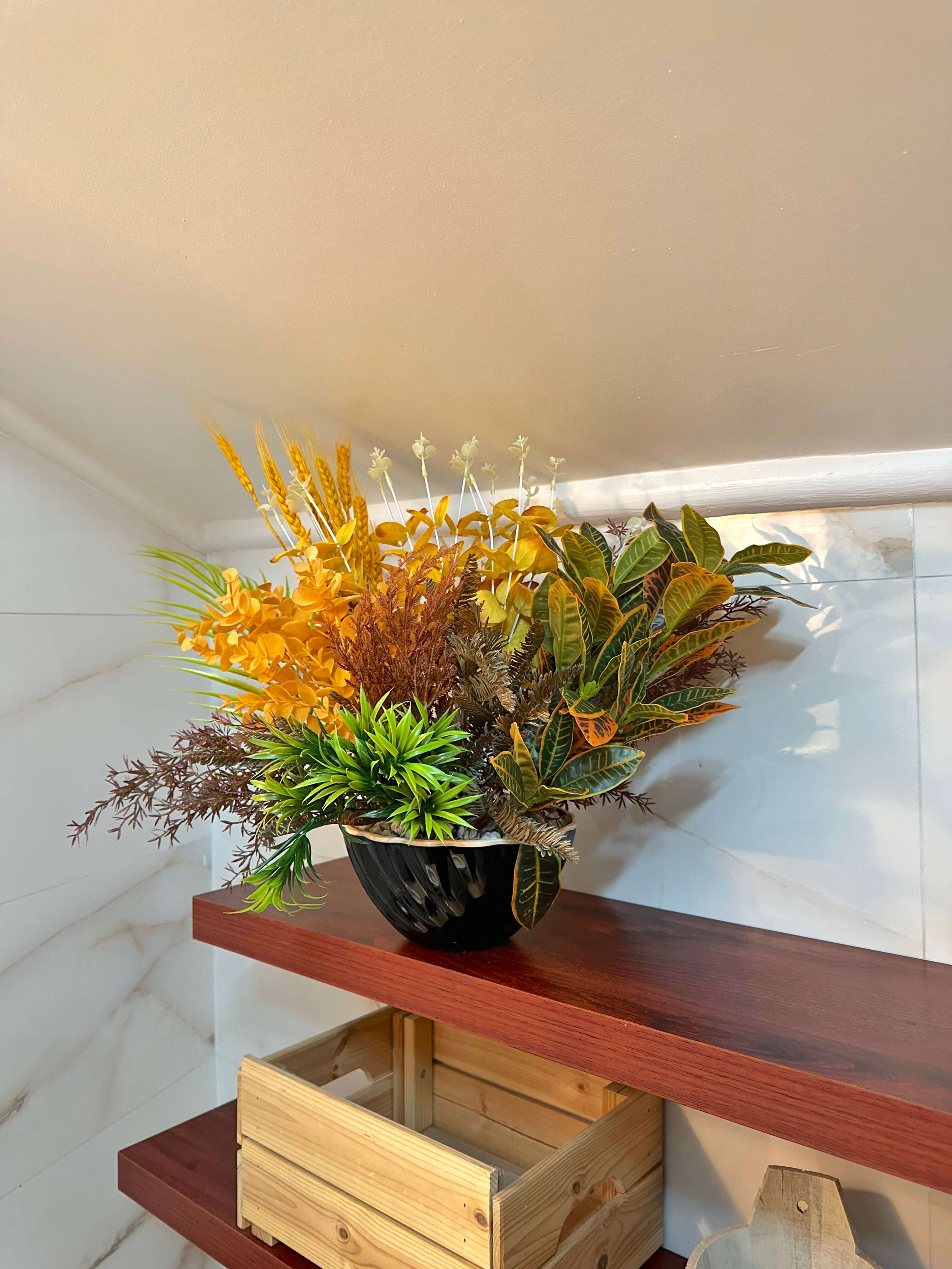 Composition florale - Chaleur Bohème