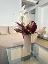 Composition florale - Élégance Pourpre