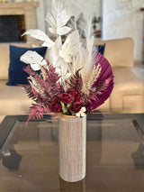 Composition florale - Élégance Pourpre