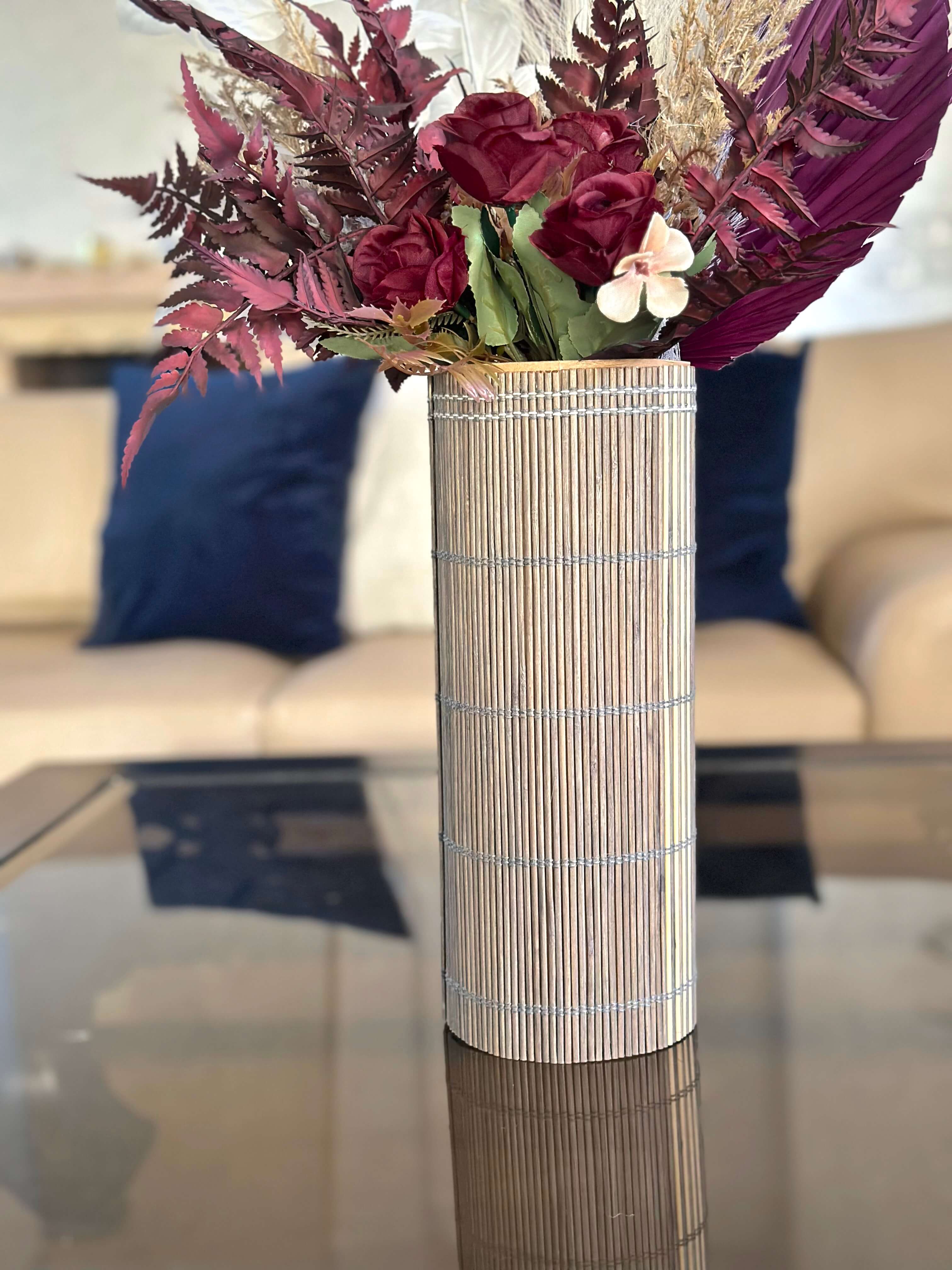 Composition florale - Élégance Pourpre