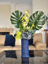 Composition florale - Oasis Bleue