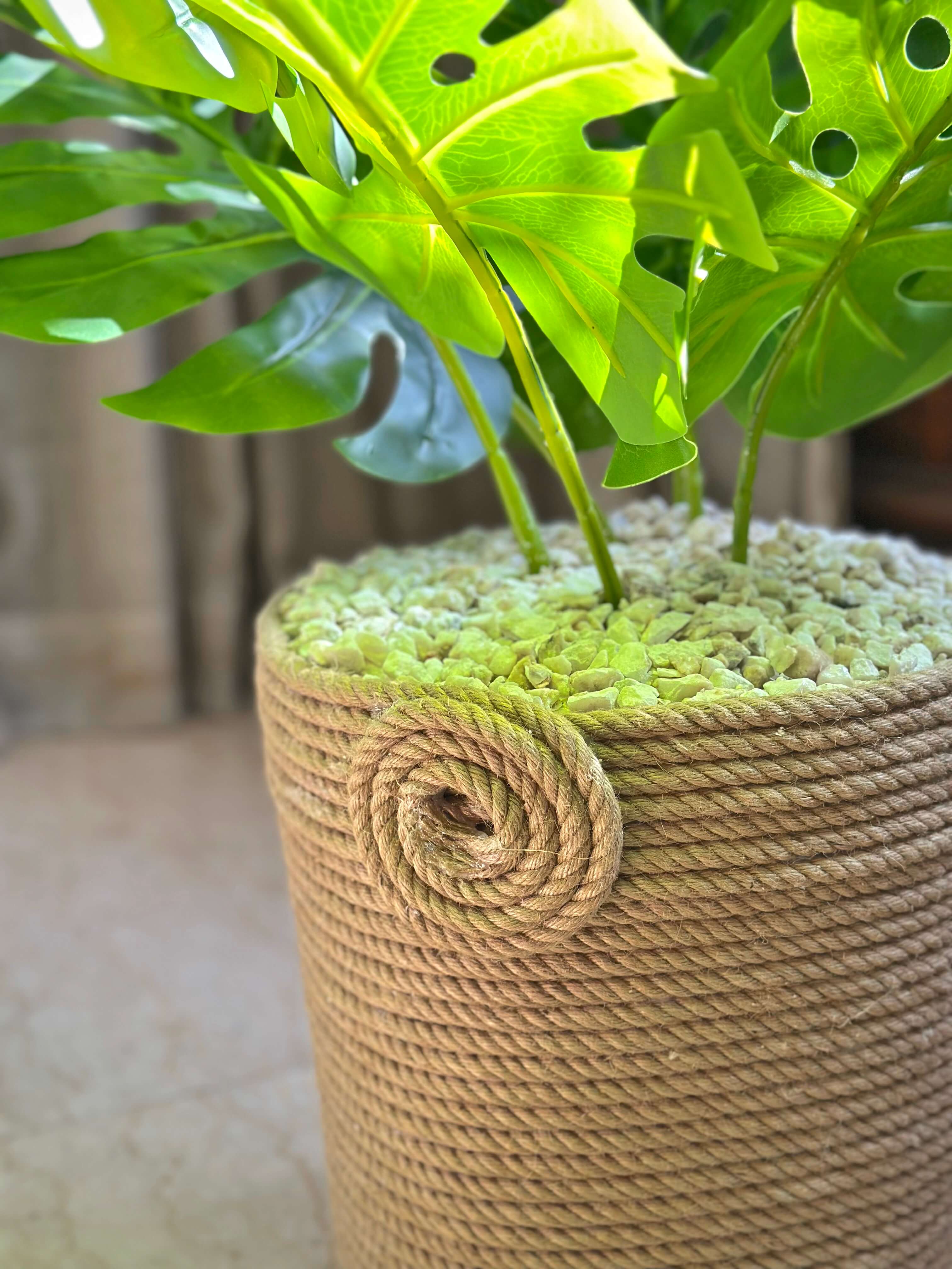 Composition Florale - Panier Vert