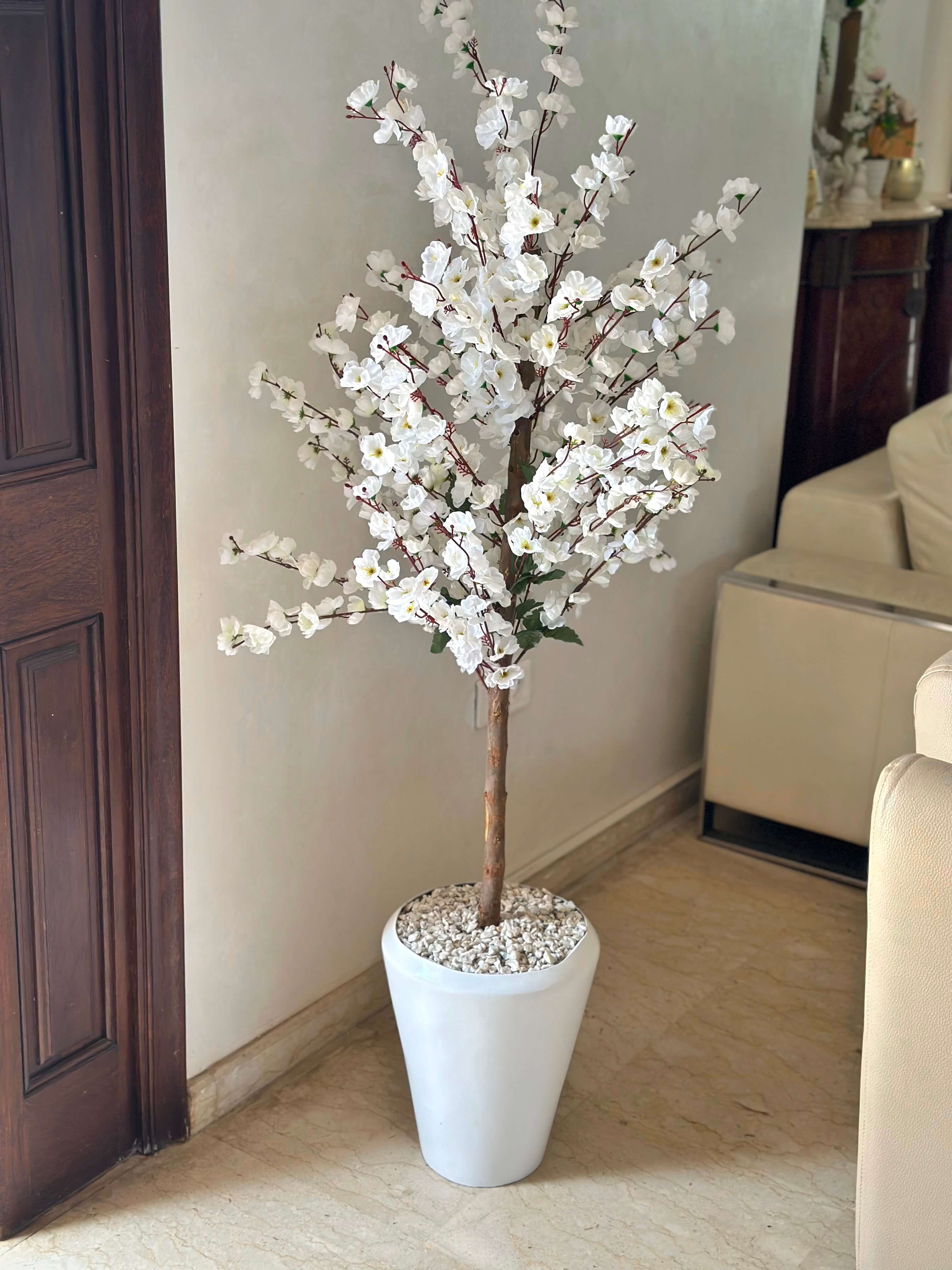 Élégance Florale Blanche