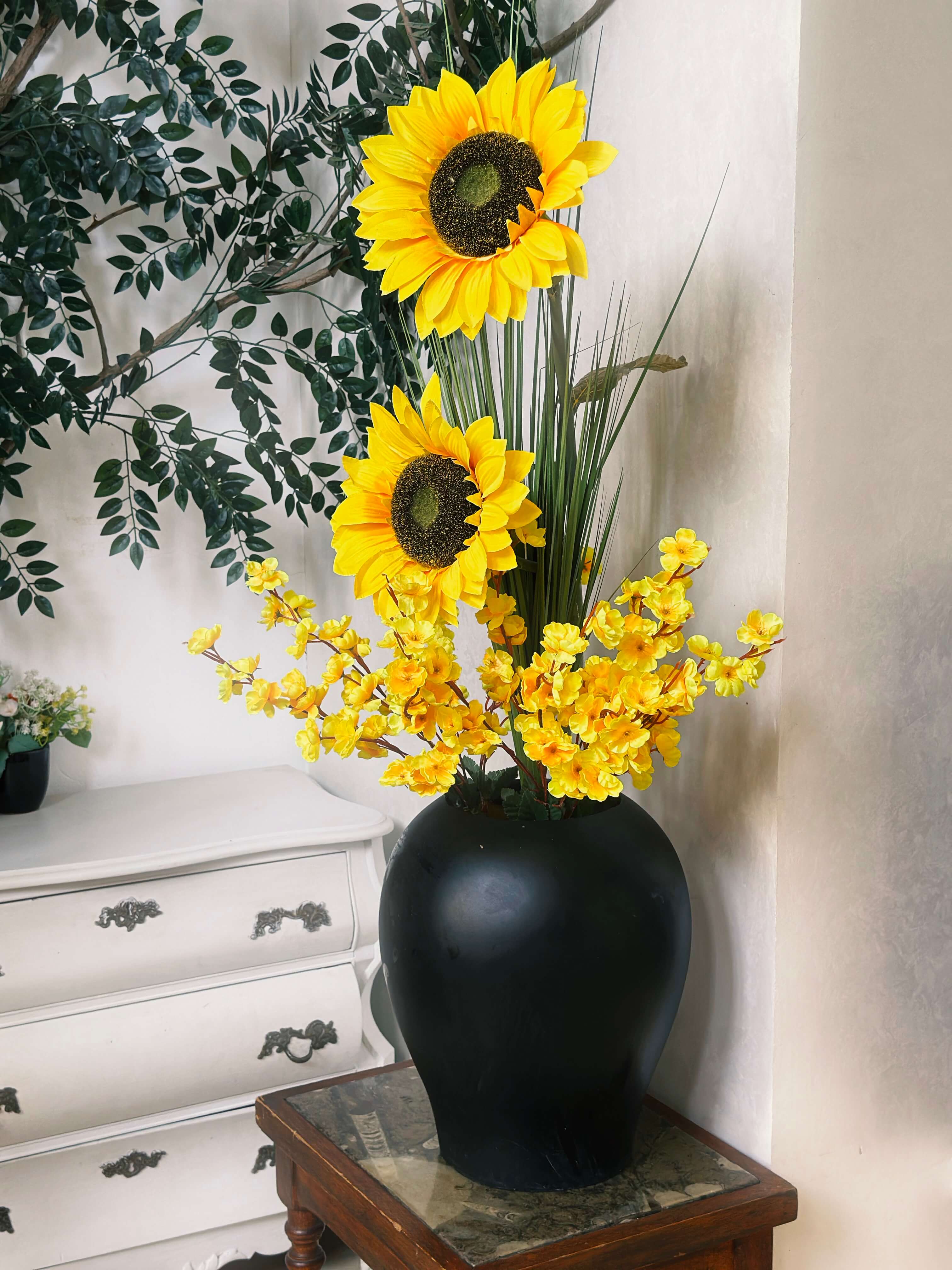 Composition Florale - Soleil Éternel