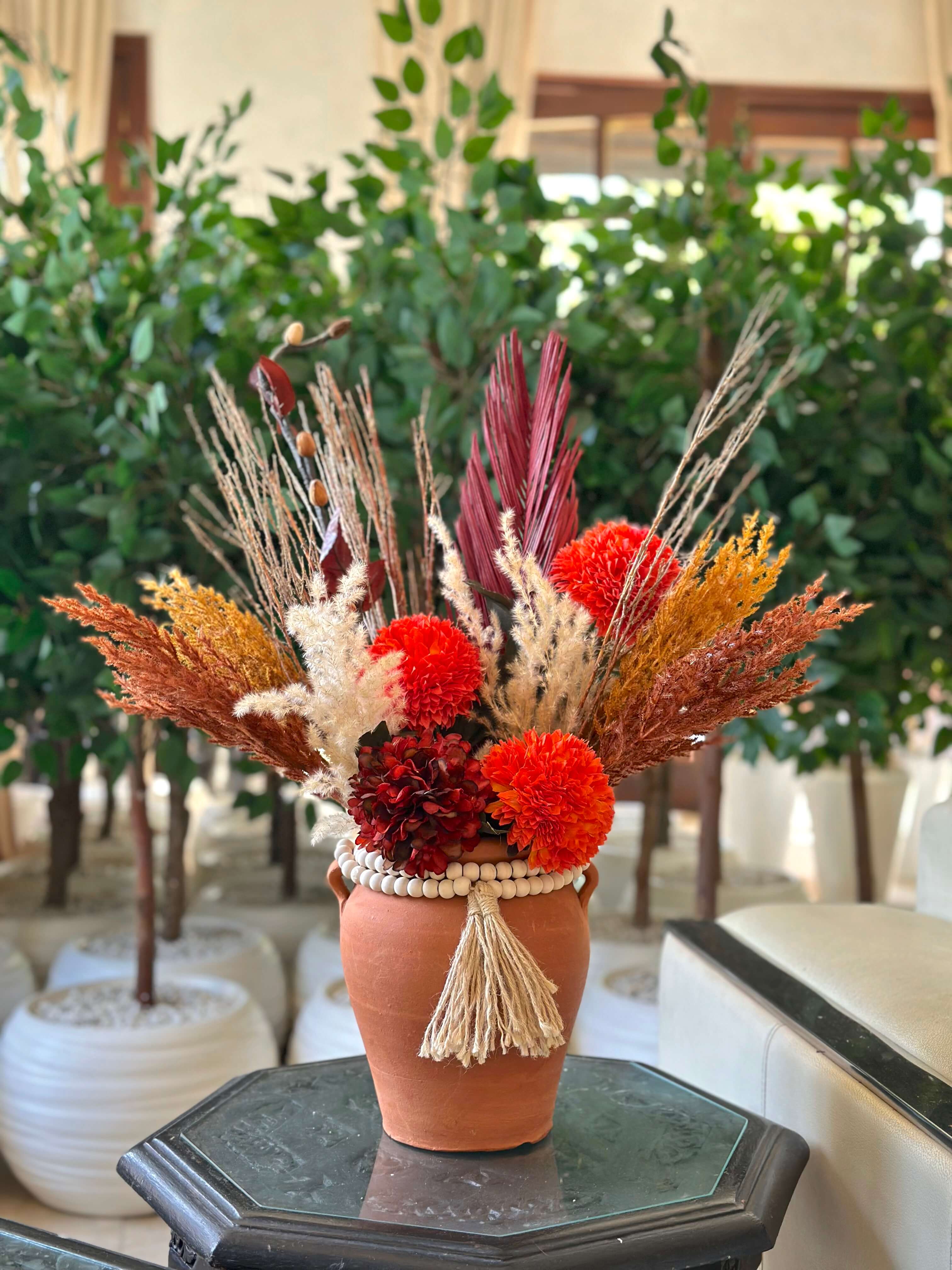 Composition florale - Flamme Bohème