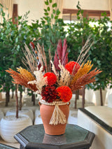 Composition florale - Flamme Bohème