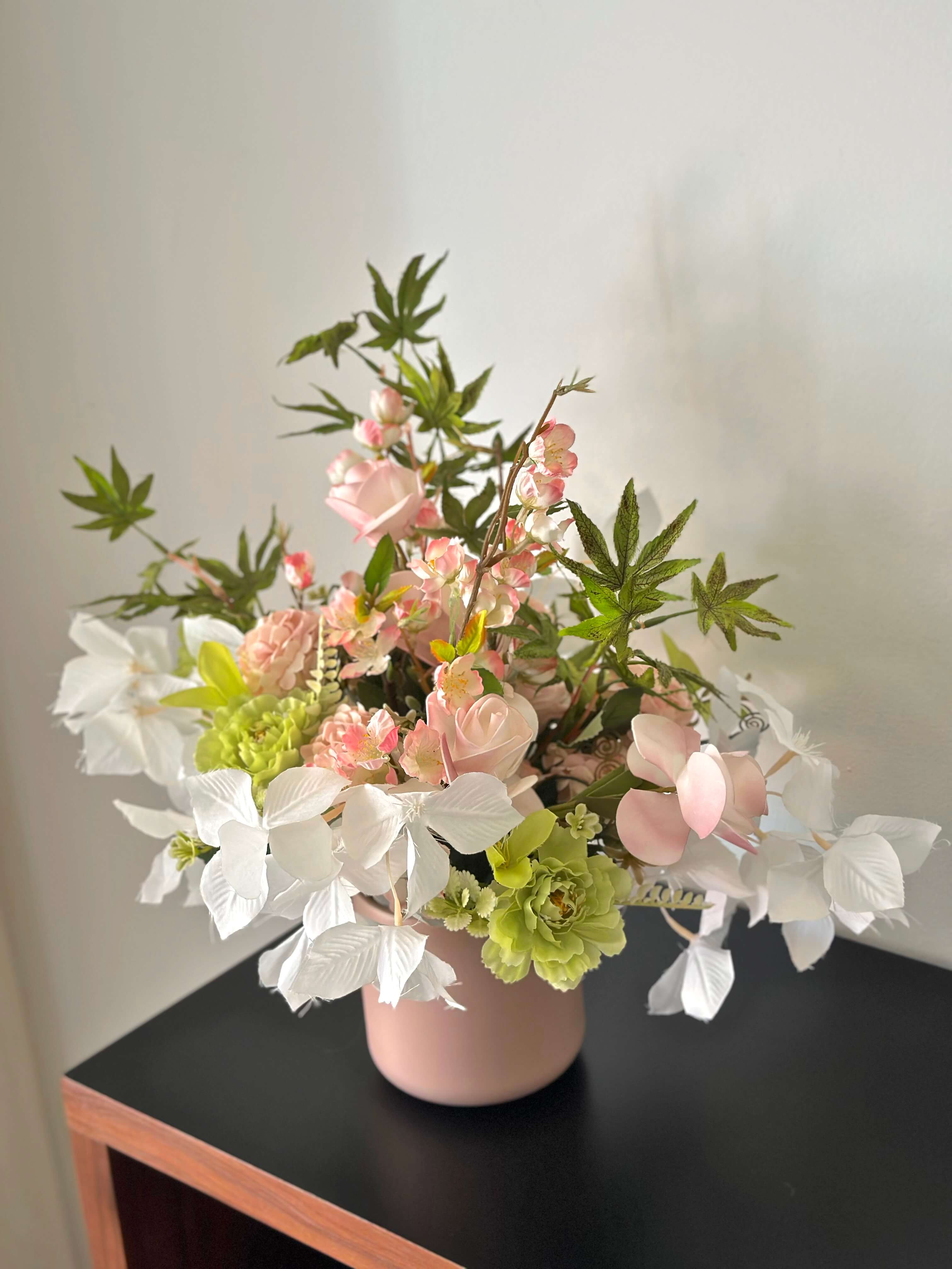 Composition Florale - Rose Éveil